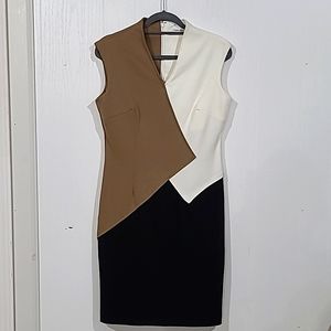 Calvin Klein Geometric Design Dress